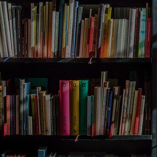 books on a shelf